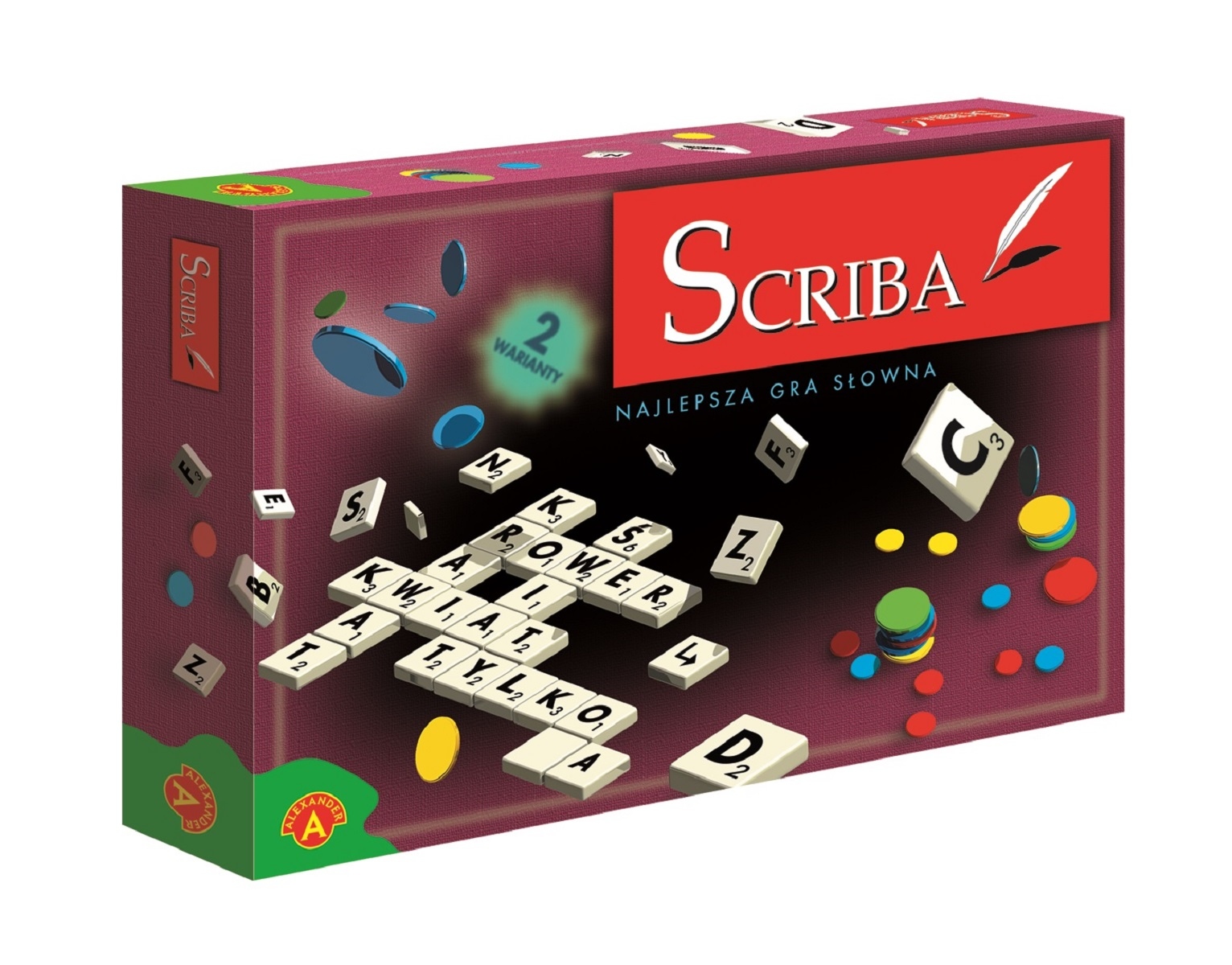 Spoločenská hra Scriba Najlepšia slovná hra Alexander